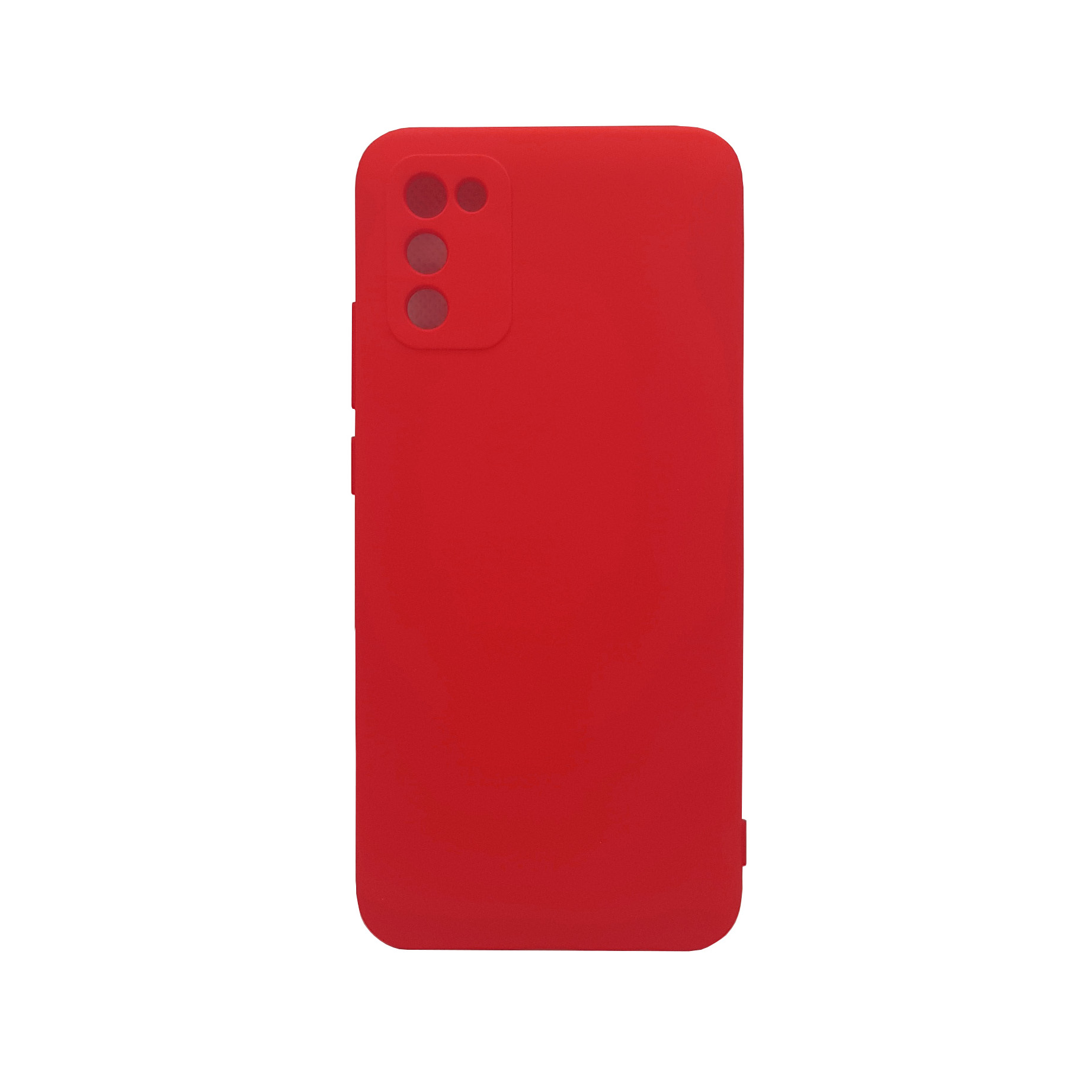 Protectores para celular  para Samsung  A02s Funda de tpu con felpa Rojo